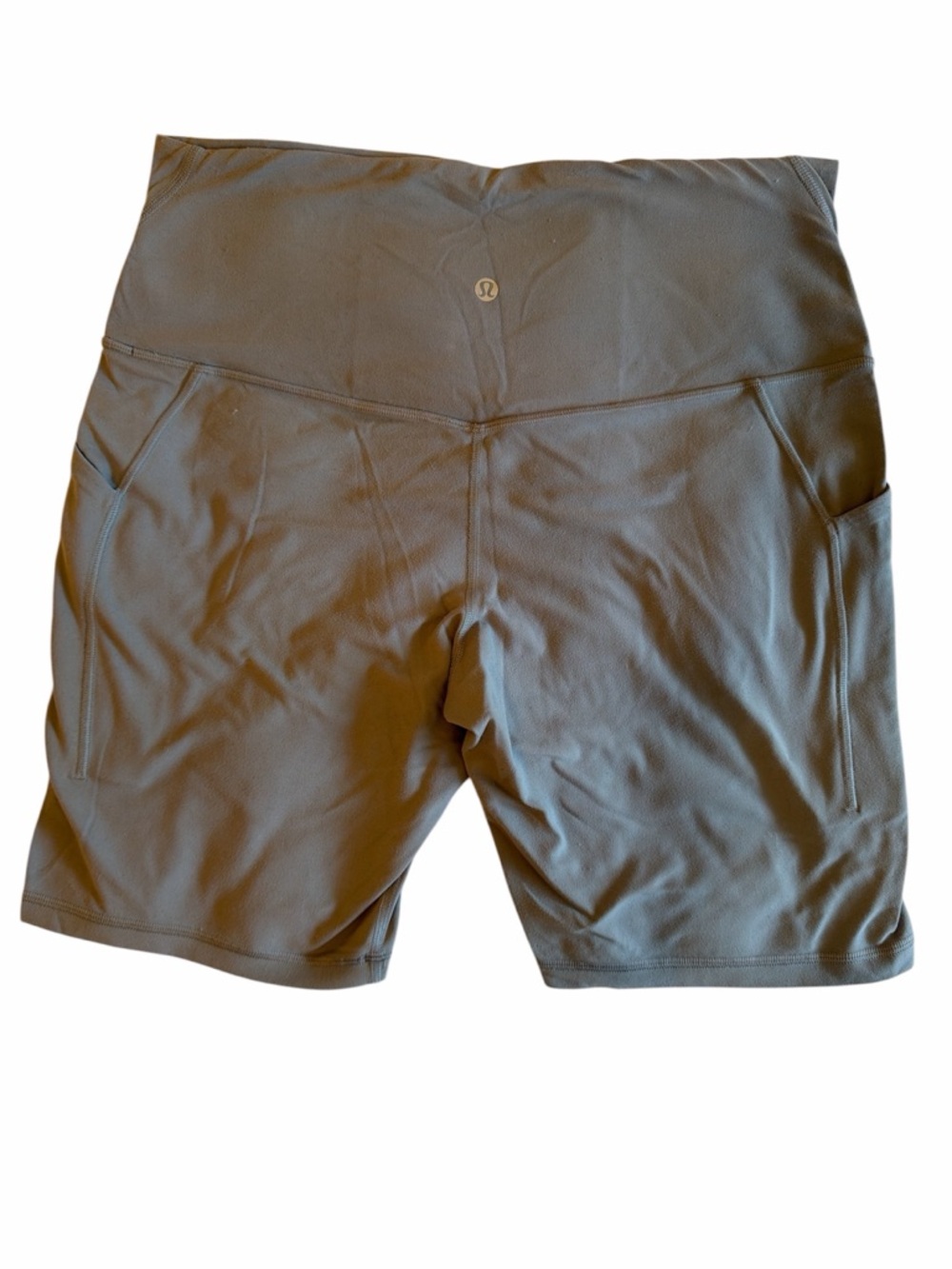 LuluLEMON High-Waist Performance Bike Shorts in Grey
